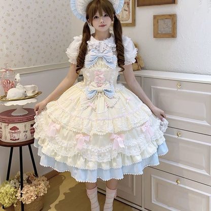 Lolita Fondant Cake JSK Suspender Dress – Sweet Summer Gown