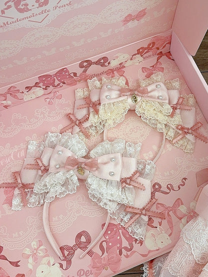 Decorated Color KC Beaded Lace Trim Options 3 Bowknot