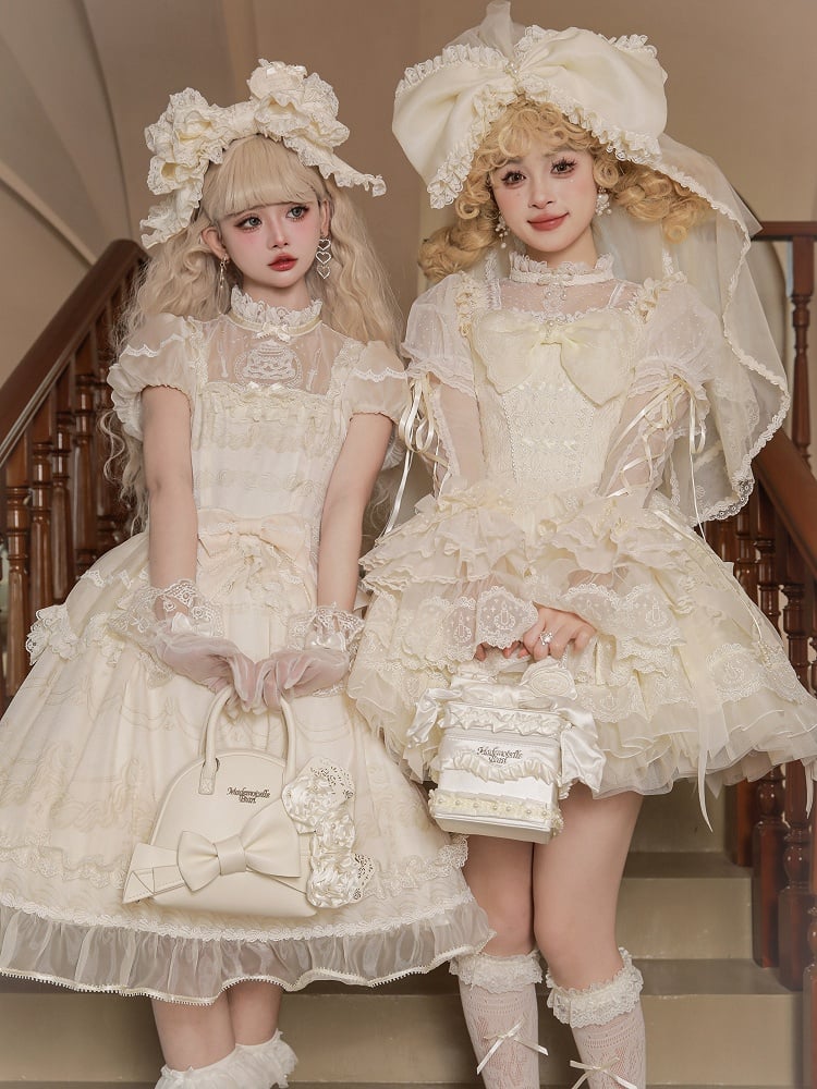 Hand Bead Crossbody Cremeweiß / Taschendetails