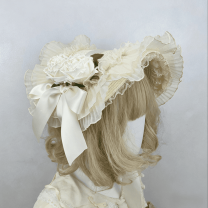 Blumenmuster Spitze Stroh Optionen Schleife 4 Trim Motorhaube groß