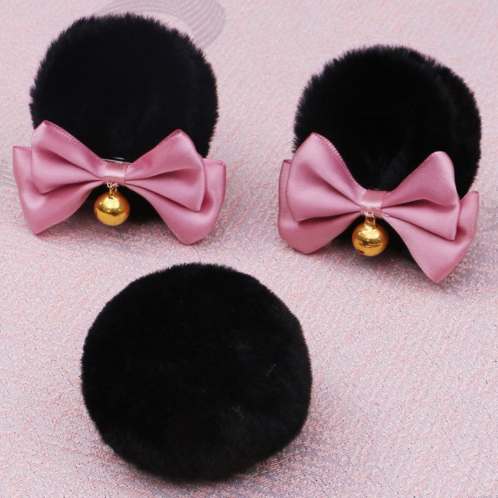 Colors Clips of Cute Pair A Lolita Bear Plush 8 Set Ear Tail + Hair