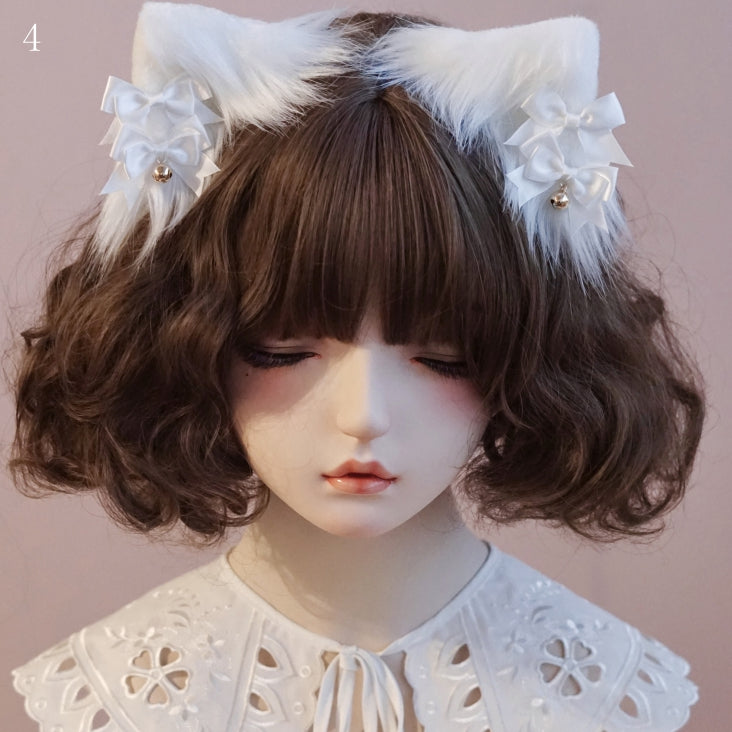 Cat Hairclips Bowknot Ear Options 11 Details