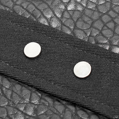 Men's Vest Chest Protector Black Punk