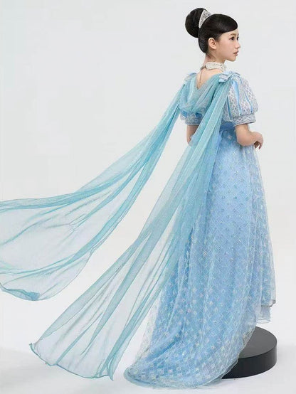 Shawl Champagne / Blue