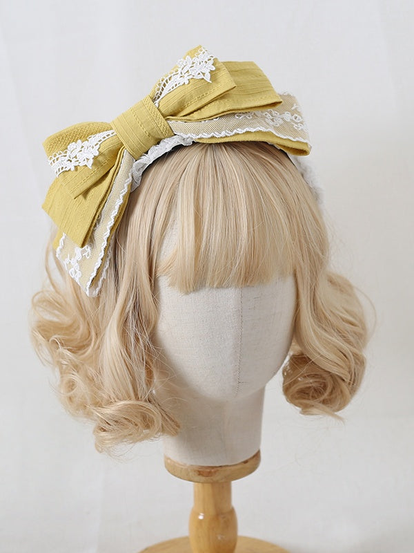 Off Center 10 Multi-Layer Graceful Lolita KC Colors Lace - Bowknot