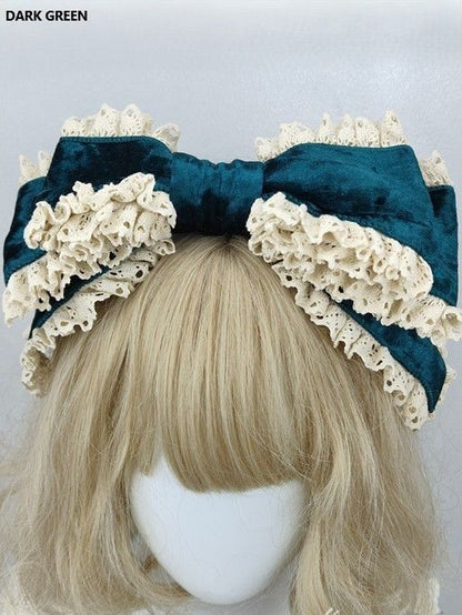 Big Trim 13 Lace Options Bow Velvet KC