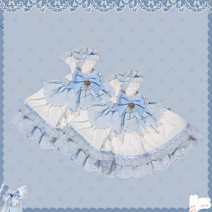 Pink Blue Cuffs / Brown Wrist