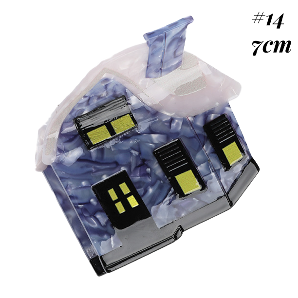 Western Town Life Inspired Hair Claw Clip