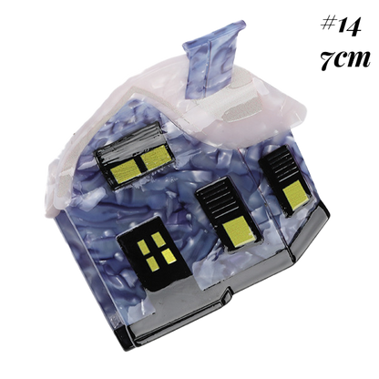 Western Town Life Inspired Hair Claw Clip