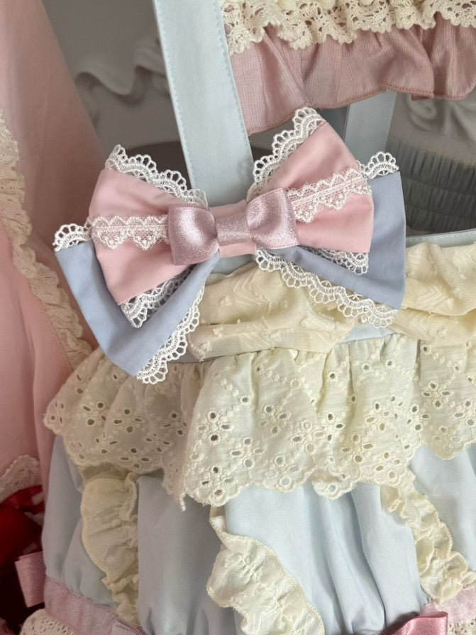 Trim Hairclip 3 Color Options Lace Bowknot