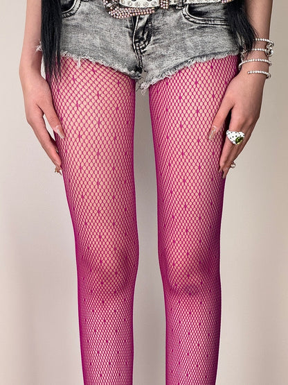 Polka-dot Options Farbe 7 Y2K Muster Strumpfhose
