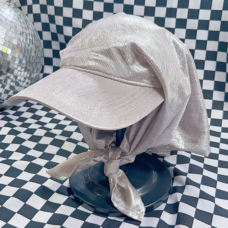 Kappe Baseball Silber Fashion Gyaru Y2K