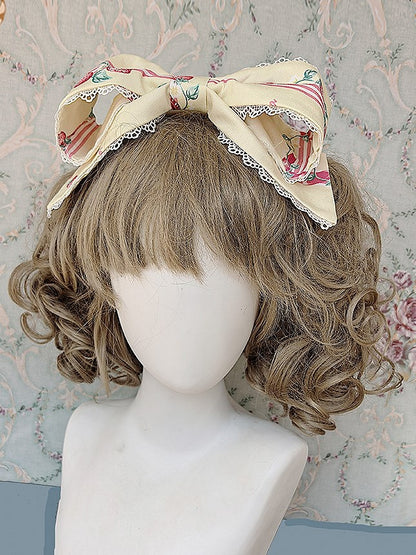 Print 4 in colors Bow Available Sweet Strawberry Lolita KC