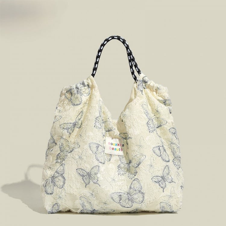 Butterfly Pattern Colors Handbag Lace 2