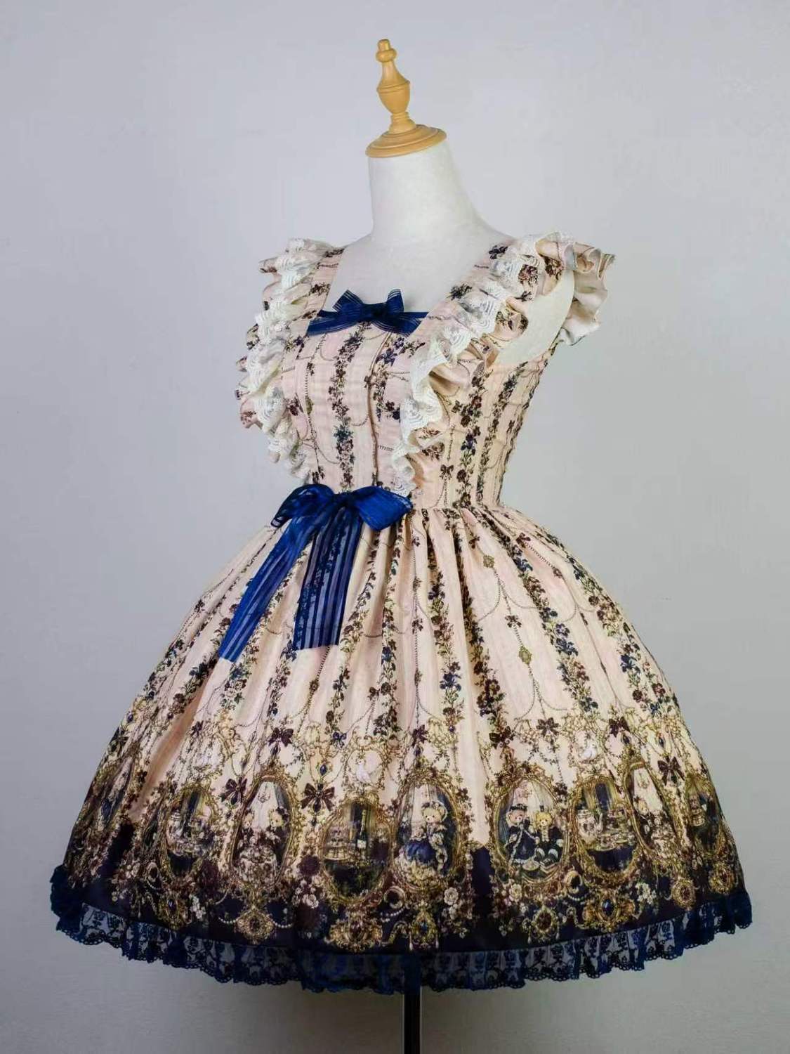 Strawberry Alice Lolita JSK Dress - Bear Tea Party