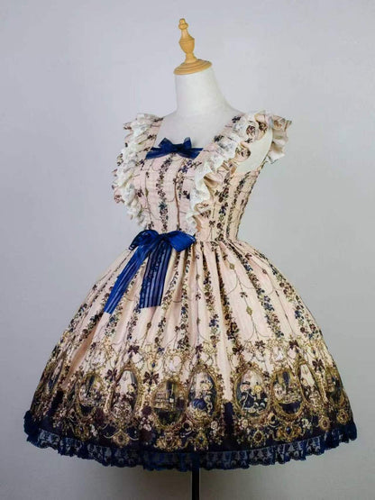 Strawberry Alice Lolita JSK Dress - Bear Tea Party