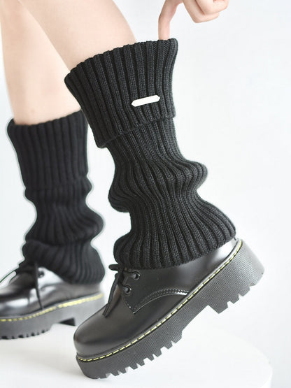 Metal Colors with 6 Warmers Knitted Logo Leg