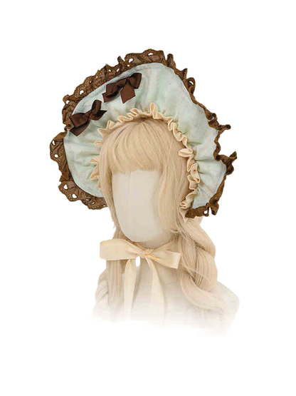 グリーンピンクロリータ / アプリコットボンネット