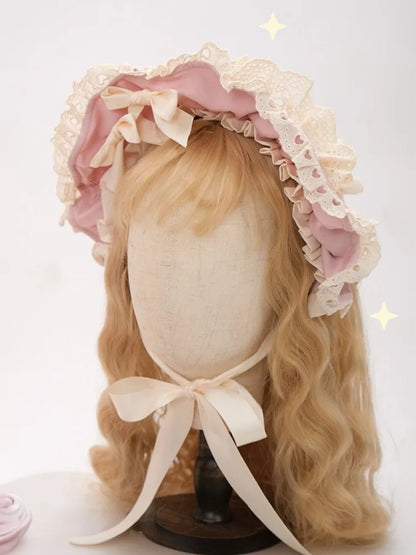 グリーンピンクロリータ / アプリコットボンネット