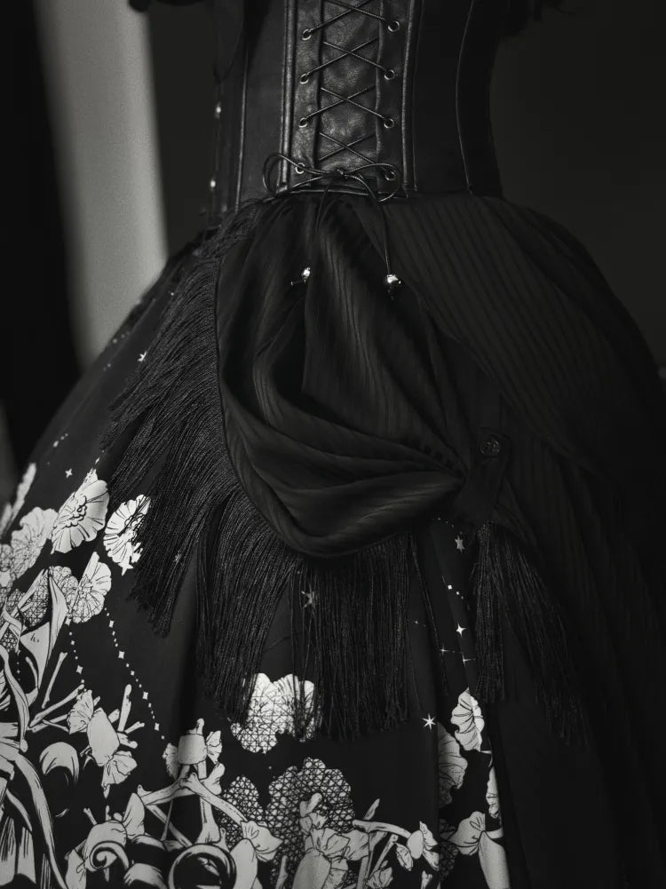 Korsett Schwarzer Gürtel aus PU-Leder mit Stäbchen