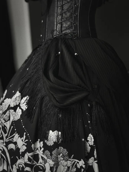 Korsett Schwarzer Gürtel aus PU-Leder mit Stäbchen