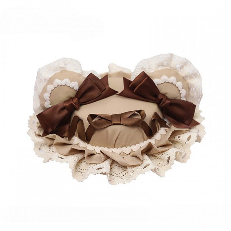 Akzente und Verzierungen Schleife Lolita Ohr Mini – mit Farbe Süße Mütze Spitze Bär Optionen 3