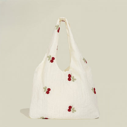 Détails du sac fourre-tout Kawaii à bandoulière avec broderie