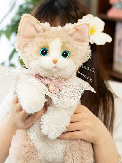 Backpack/Crossbody Cat Realistic Plush 3 Colors Devon Bag