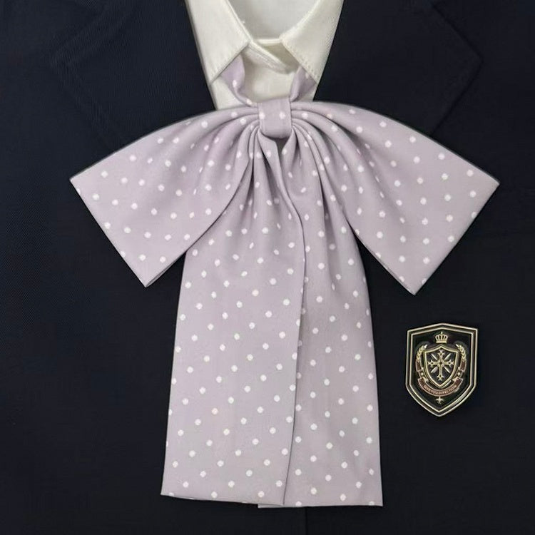 11 Color Tie Options Bow Polka-Dot Pattern