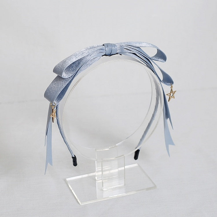 Sweet Light With Multi layer KC Star Charm Bowknot Blue Lolita -