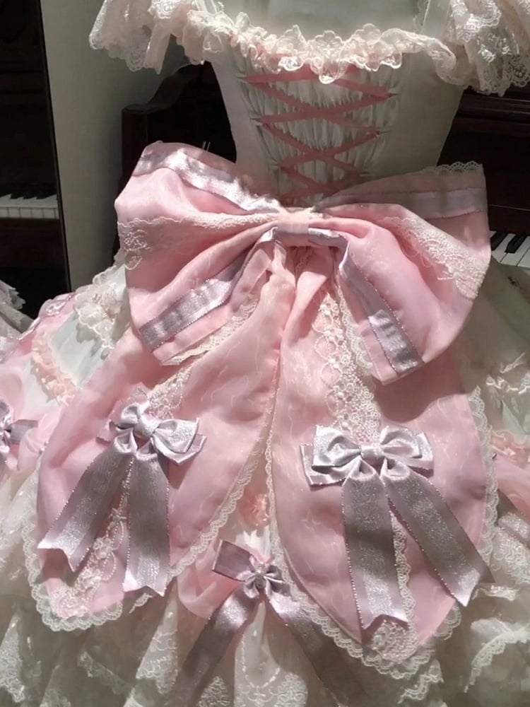 Big Bow Pink Train Lolita
