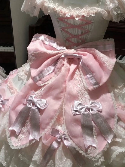 Big Bow Pink Train Lolita