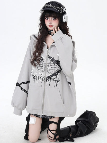 Jacket Gray Bittersweet Collar Accents Sailor - Star Light