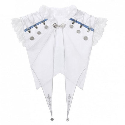 Lace Ouji Collar Trim Lolita White