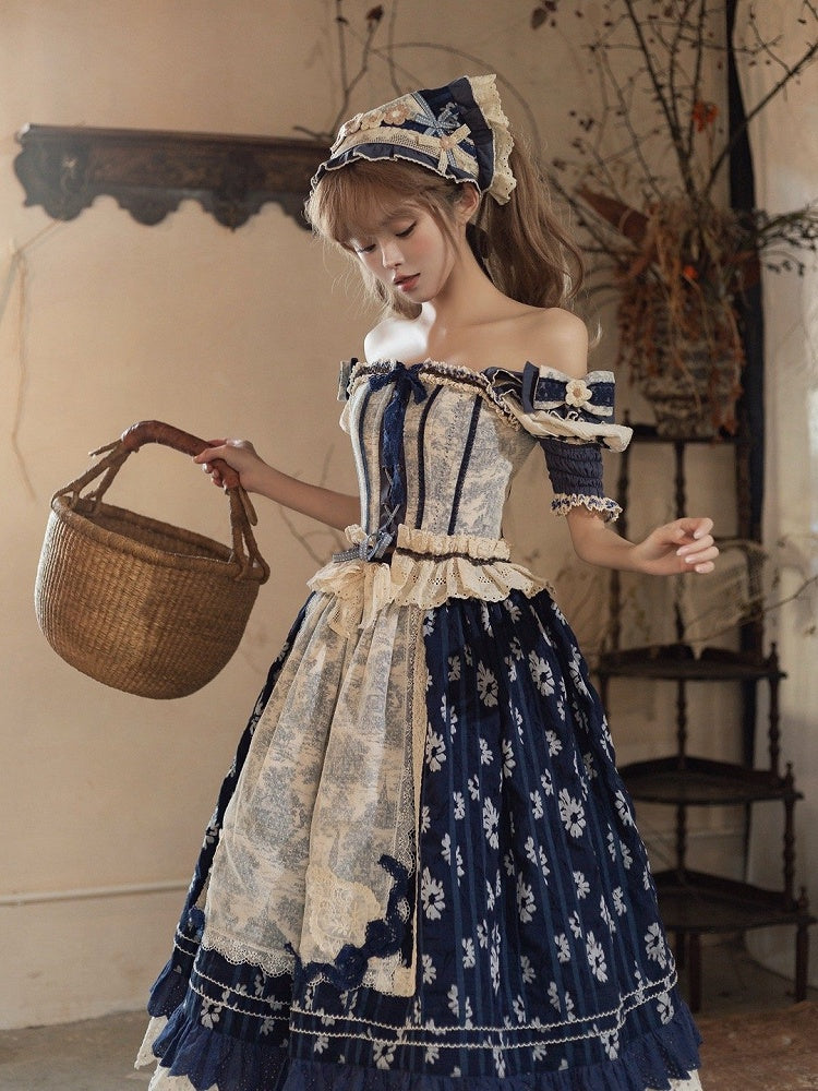 Dark Blue Triangle Scarf