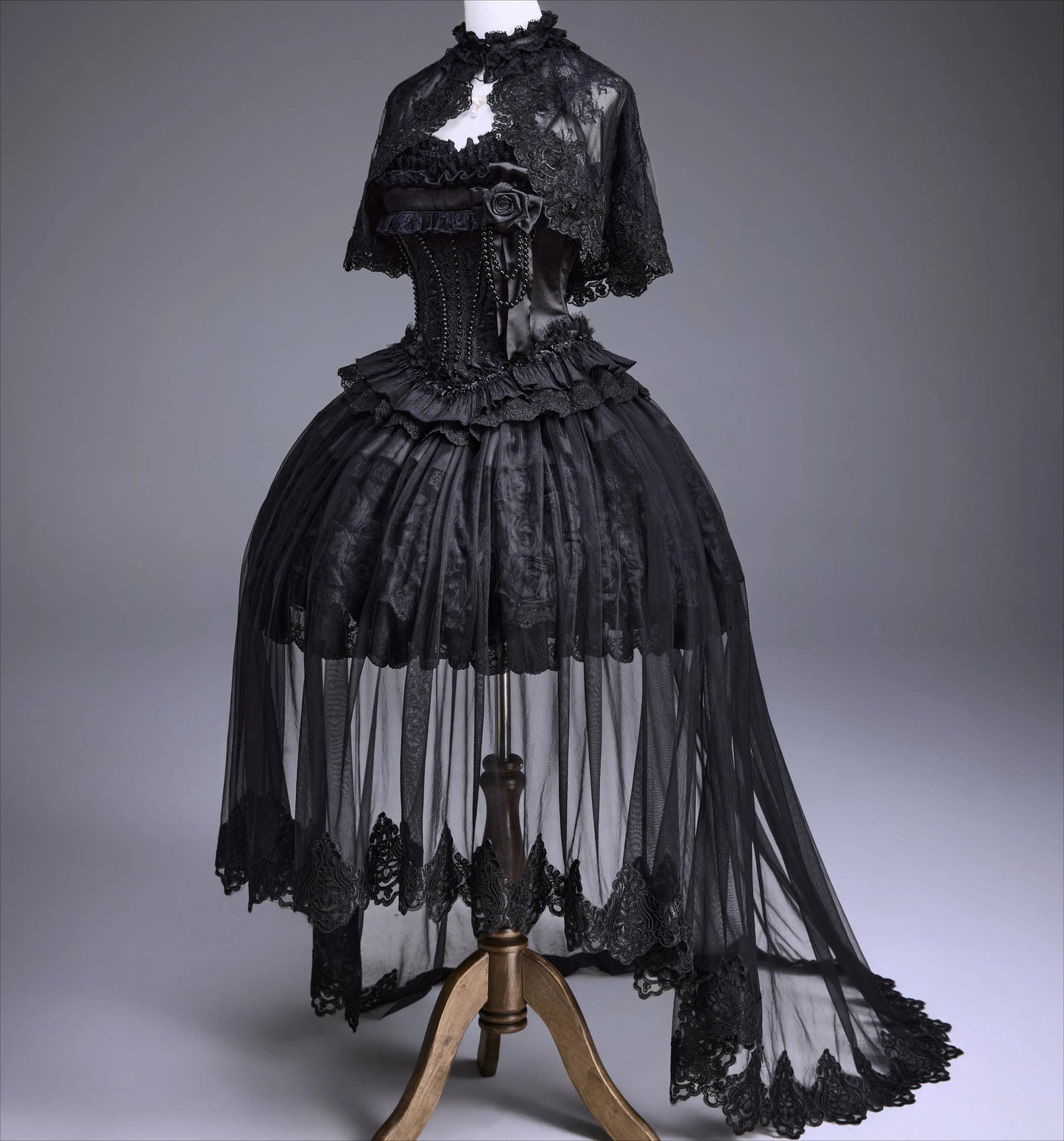 Airfreeing – Unnamed Snow Series Lolita JSK / Cape / Tulle Set