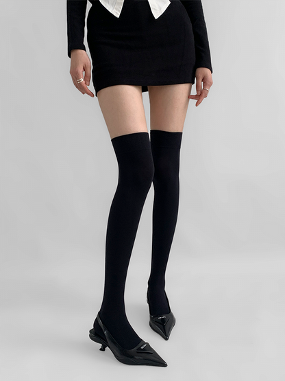 Paw JK White/Black Stockings Kitty Anti-slip