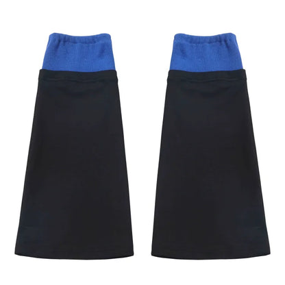 ブラックレッグウォーマーブルーダーク