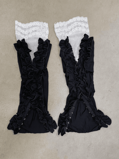 Ruffle Options Lace Leg Design Warmers Color 3 Trim