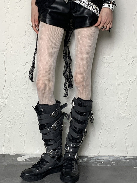 Strumpfhose Y2K Muster Optionen 4 Polka-Dot Farbe