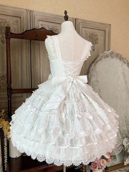 Jumper Shiro White Sweet Skirt Hime Lolita Dress Hanayome