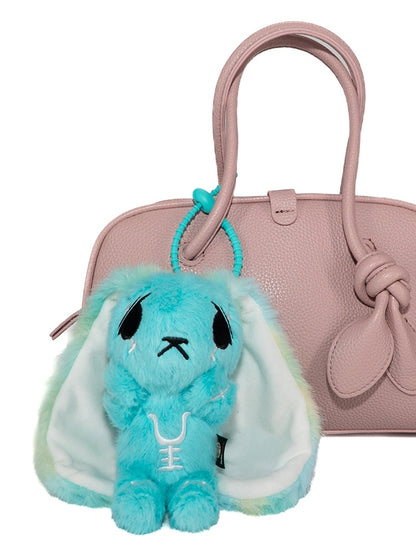 Options Guro Anxious - Kawaii Embroidery 7 Symbol Scar Color Details Keychain Bunny