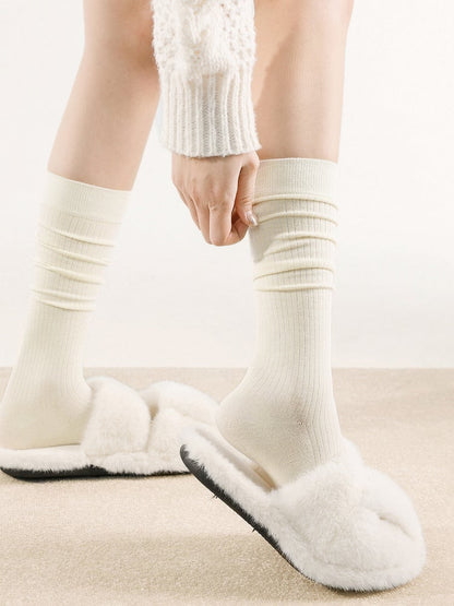 Colors) Warm Slimming Vertical Stockings Rib (6