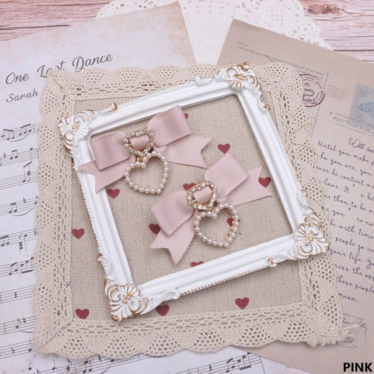 6 Kei Jirai Options Charm Heart Bowknot Hairclip Color