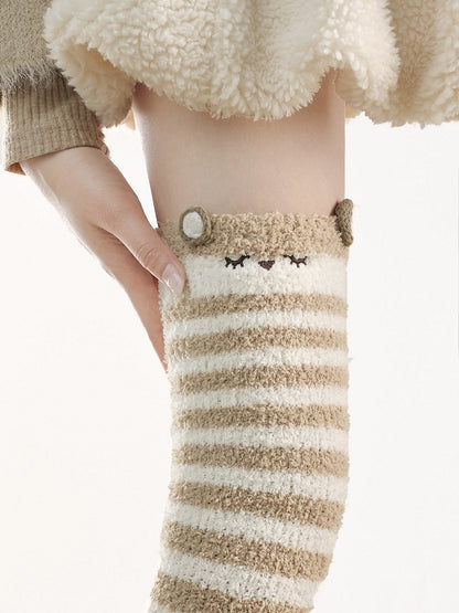 Sleepy Stockings Khaki 69cm Sheep Over-the-Knee