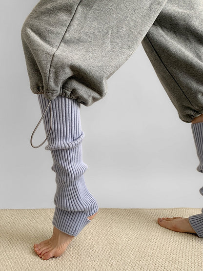 Stirrup (3 Warmers Knit Leg Ribbed Colors)