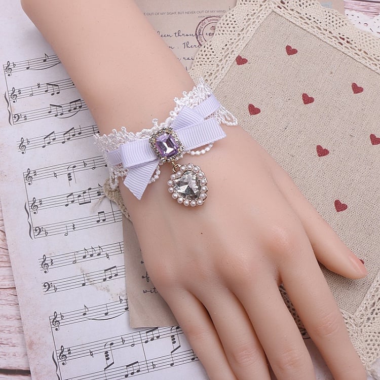 Options Lace Kei Jirai 8 Color Bracelet Bowknot