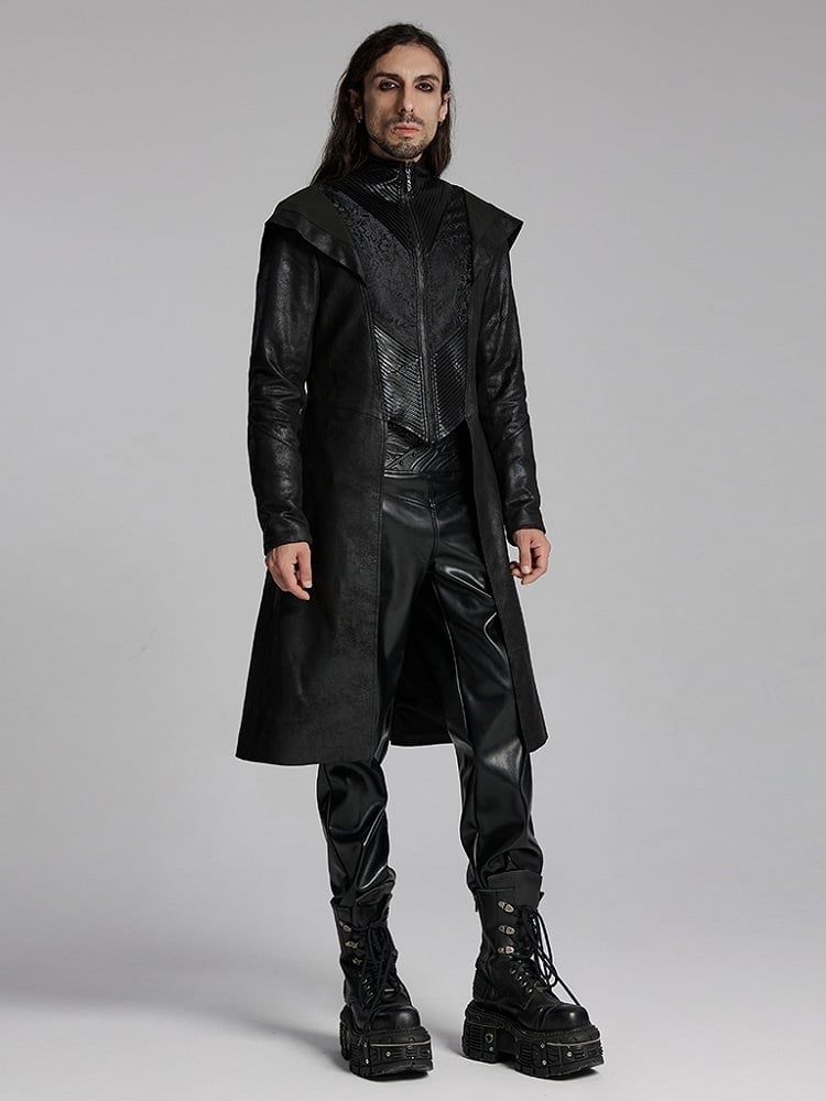 Black Men's Gothic Wizard Jacket