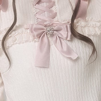Pink Tie Bow Rhinestone