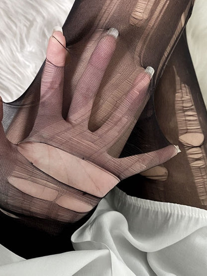 DIY 2 Colors Disposable - Pantyhose Ripped Tear-Away
